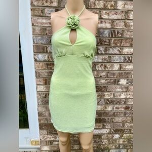 Forever 21 Silver Short Dress